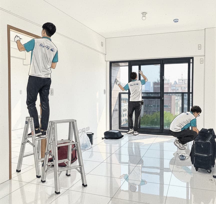 菘庭驗屋師現場工作