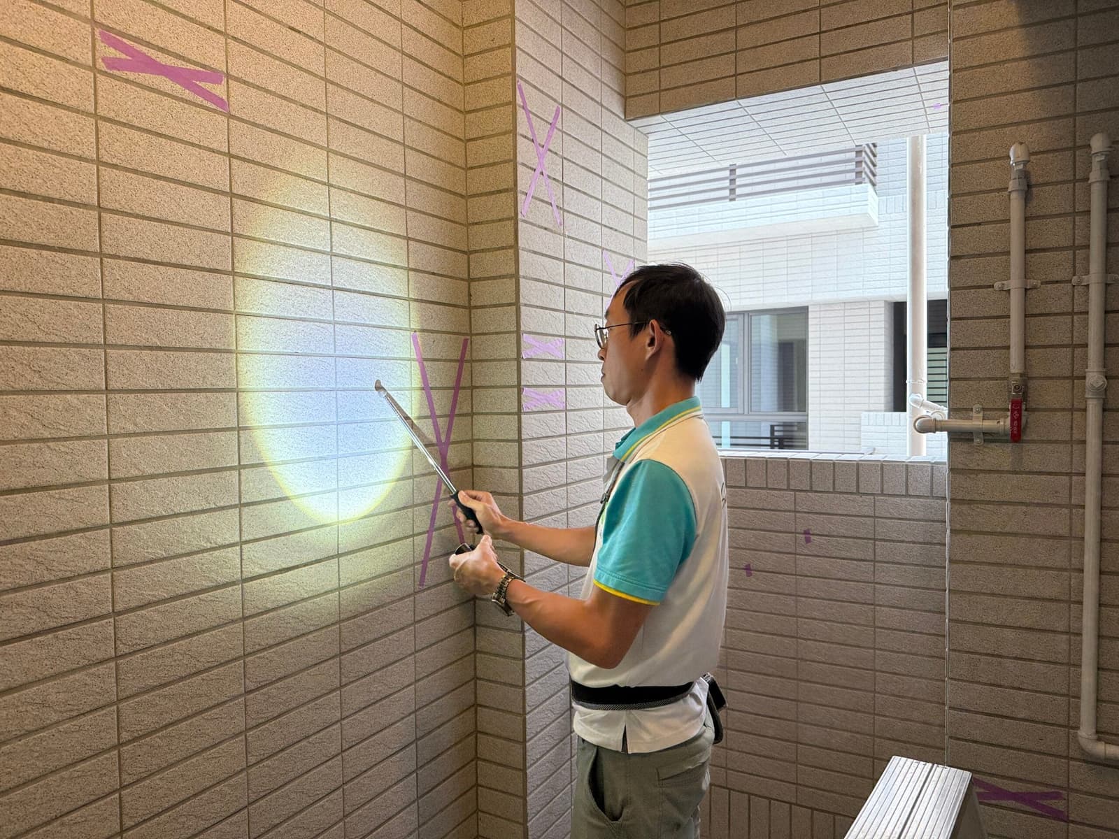 壁磚空鼓及施工品質檢查