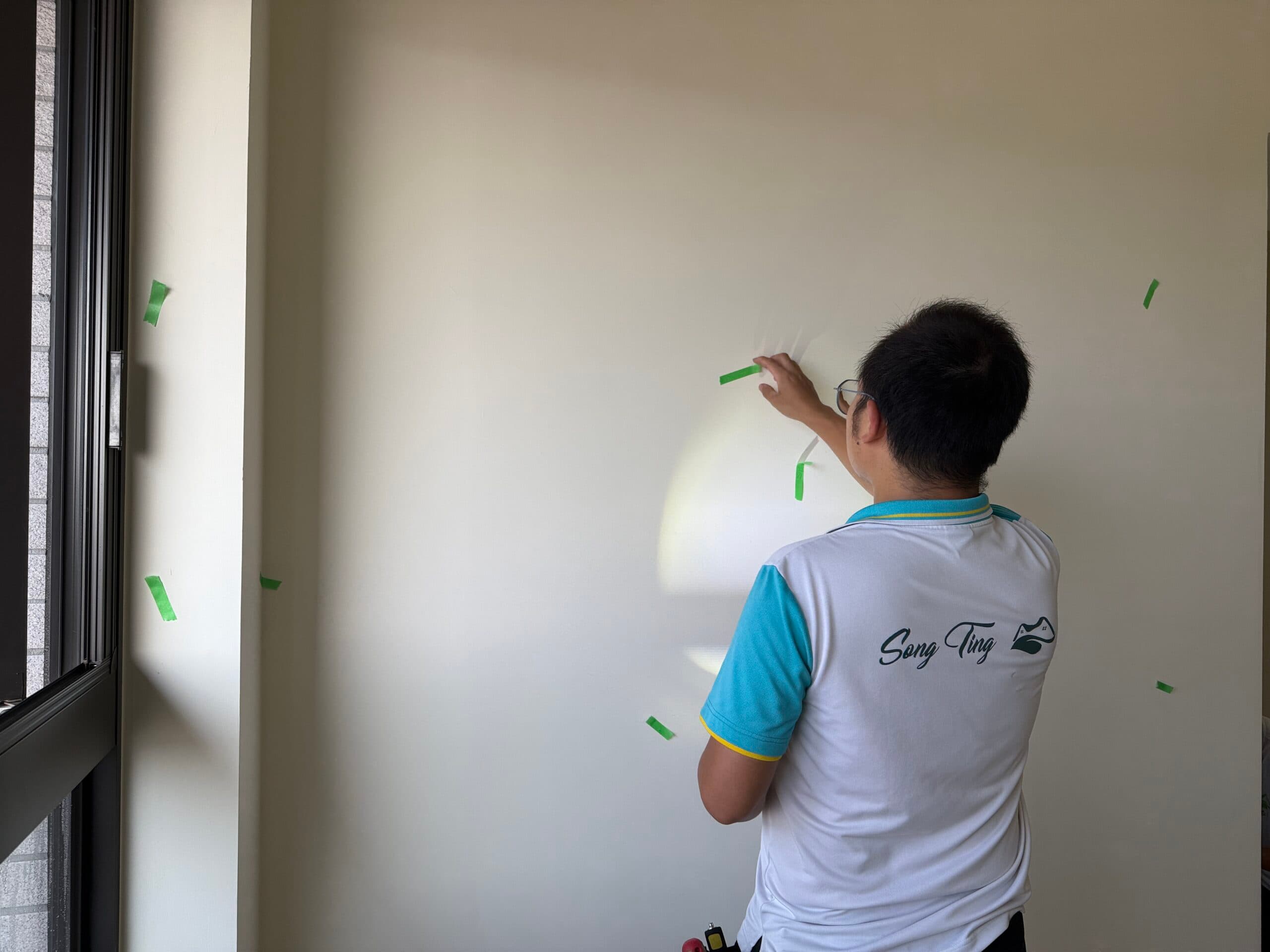 牆面油漆施工品質檢查